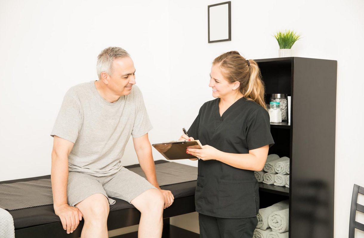 Physiotherapy consultation and assessment at home